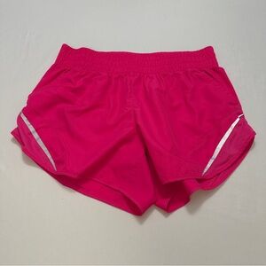 Athletic work Hottie Hot Women  Running Shorts Size L Elastic Waistband Pink